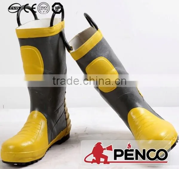 Rubber Safety Shoes Fire Retardant Rubber Waterproof Oilproof Acid Resistant Steel Toe Capes EU Exporting Items photo-2
