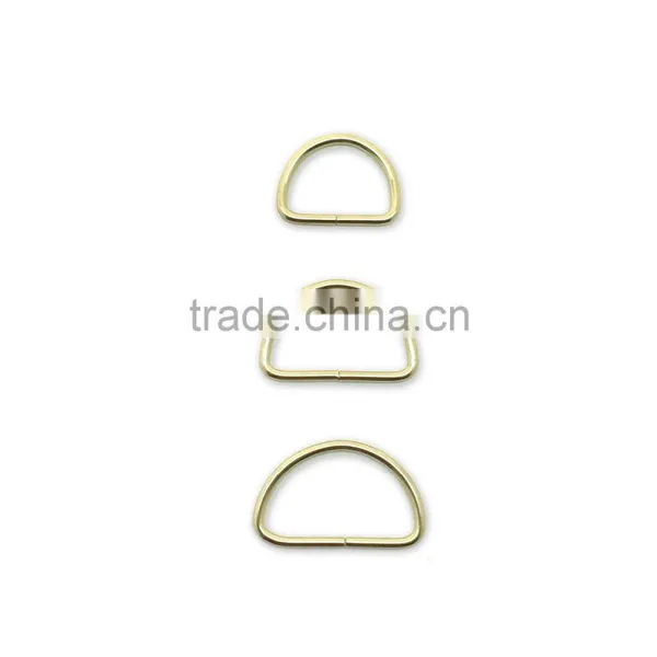 Metal D Ring Brass Finish / Metal Hardware Ring / Steel Rings photo-6