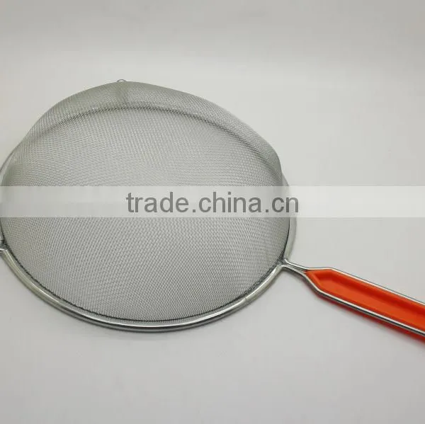 Kitchen Accessories Stainless Steel Cooking Splatter Screen With Plastic Handle for Splatter Cuard Fits photo-4