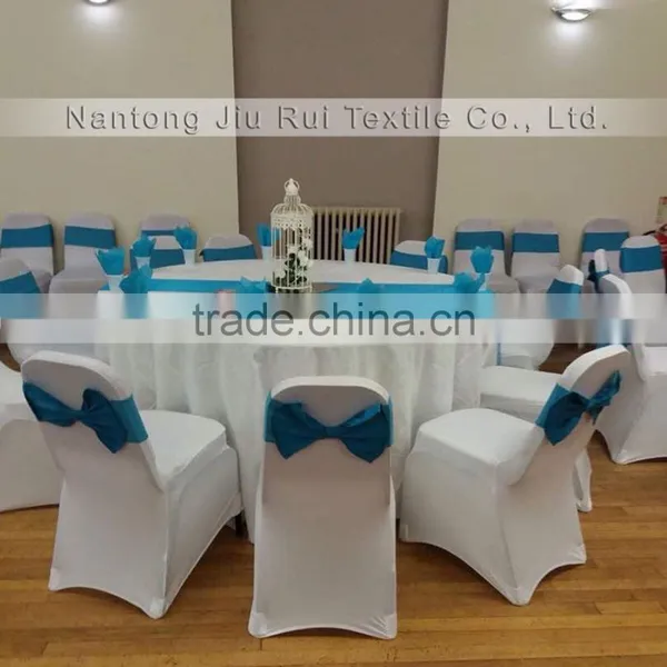 Colorful Pre - Tie Bow Spandex Chair Band Lycra Chair SashFor Wedding Decor photo-2