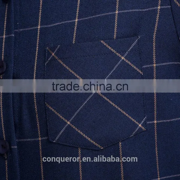 New Design Blue Check Cotton Ethnic Fabric photo-5
