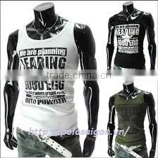 Men Tank Top, 100% Cotton