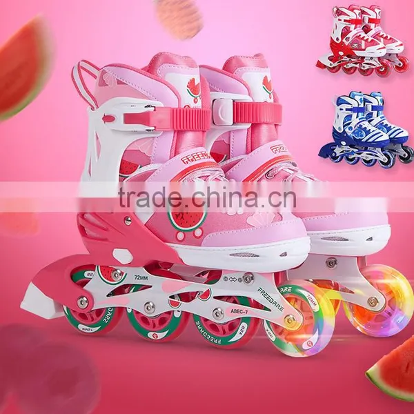 Flashing Roller Quad PU Wheel Inline Skate for Children photo-6