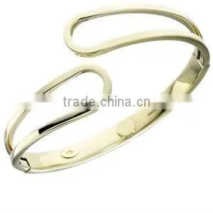 Gold Plated Bangles,Color Plated Bangles,Pulseras De Plata Chapado,14 Quilates Chapado En Oro Pulseras,Brazaletes Semanario
