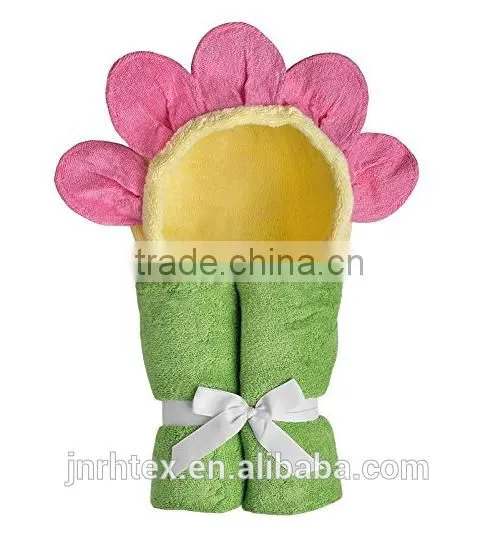 Custom Animal Design Baby Hooded Towel Poncho photo-6