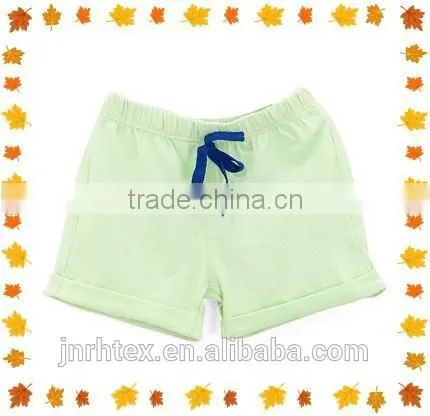 Soft Ski-friendly 100% Cotton Plain Kids Shorts for Promotion photo-3