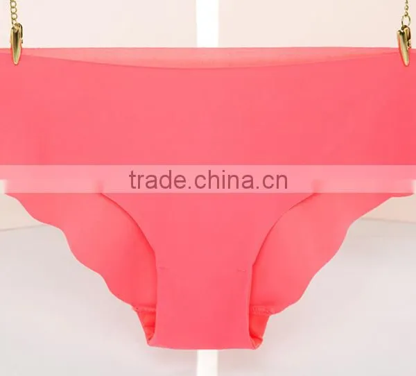 Customized Your Own Brand Lady Briefs Plain Solid Color 72%Polyester 28%Spandex Soft Healthy High Cut Seamless Women Underwear photo-5