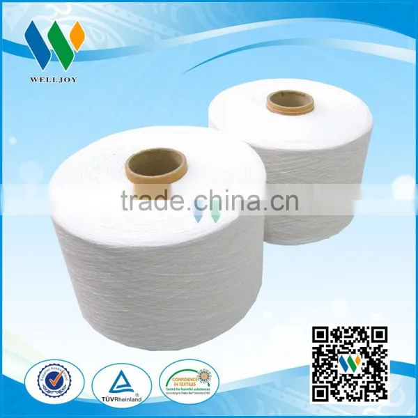 Raw White Polyester Yarn Cheap Price Spun Polyester Spun Yarn photo-2
