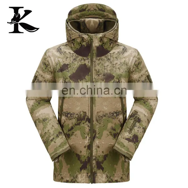 Forest Camo Jacket, Waterproof Softshell Hunting Jacket, Breathable Fish Jacket photo-4