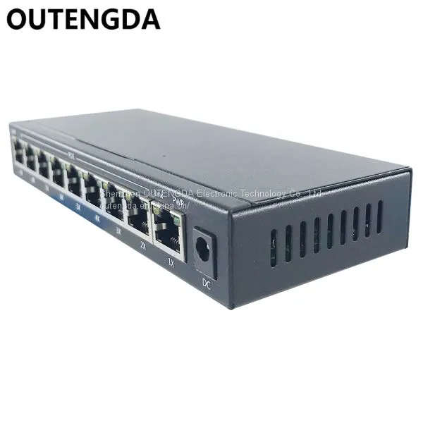 8+1 Ports 10/100M POE Switch 12~15~24V Poe Network Switch With 8 Poe Ports 1 Uplink for Wireless AP, IP Cameras Etc photo-4