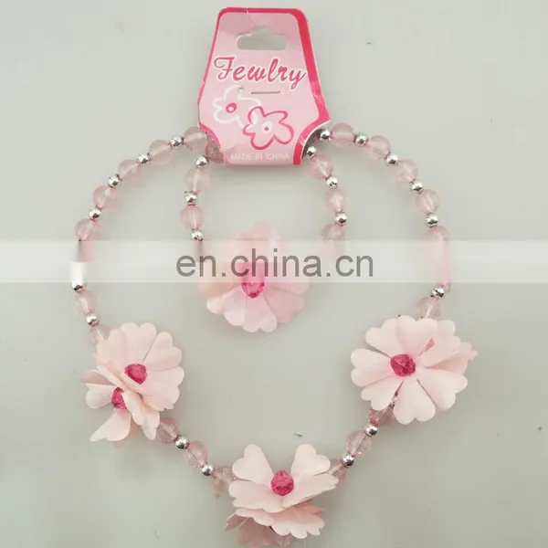 Hot New Products for 2014 Kid Accessory Flower Kids Necklaces