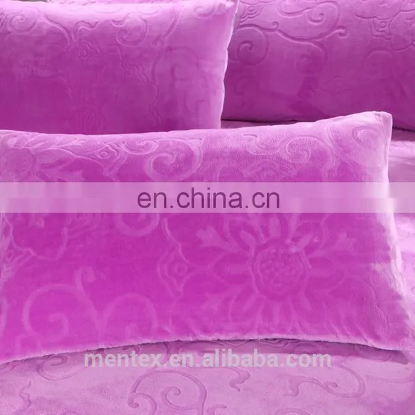 Engraved Design Flannel Fleece Banket photo-2