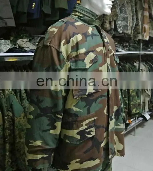 Wholesale Woodland Winter Men Camouflage M65 Field Army Jacket photo-3