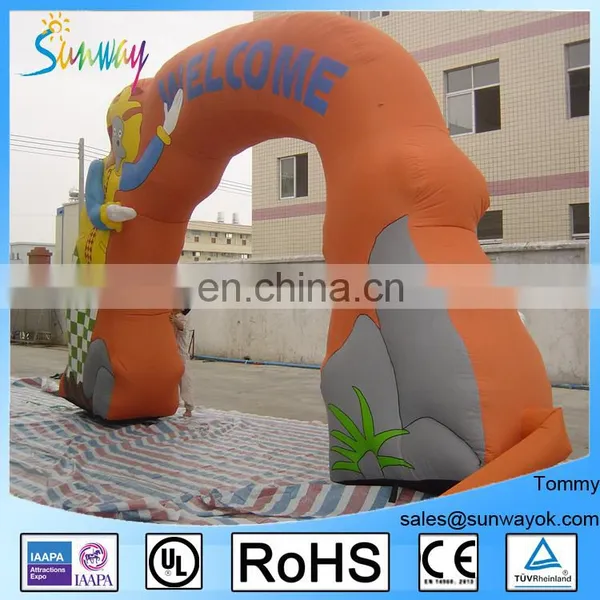 Yellow Children Theme Inflatable Entrance Arch For Activity photo-2
