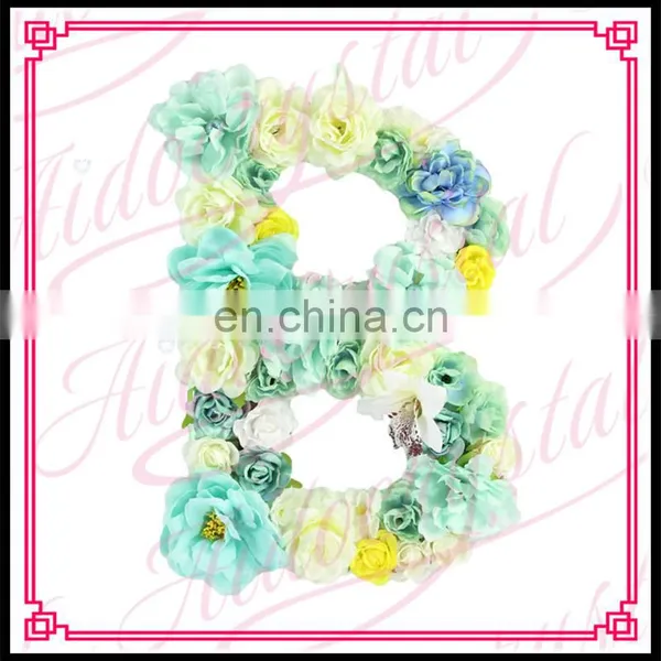 Aidocrystal 2017 New Handcrafts Custom Floral Letter Baby Shower Nursery Wall Decor