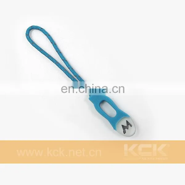Plastic Injection Zipper Puller With Cord for Sports Products