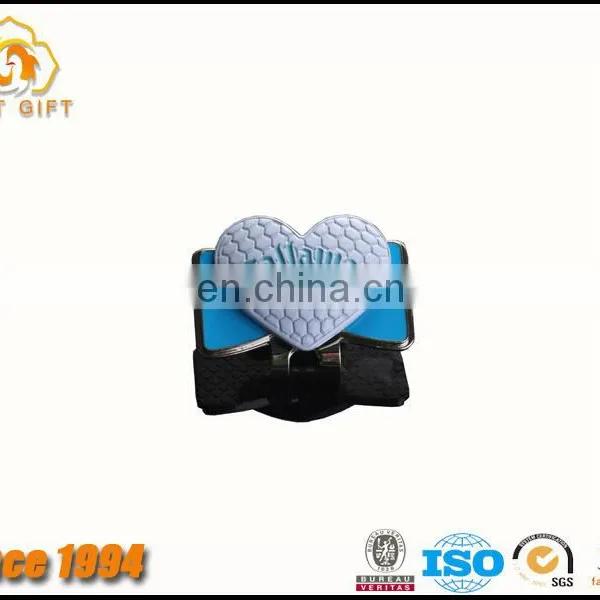 Guangdong Factory Custom Logo Golf Ball Marker Silver Magnetic Golf Hat Clips photo-5