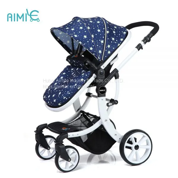 2018 Foldable High Landscape Pram China Factory photo-3