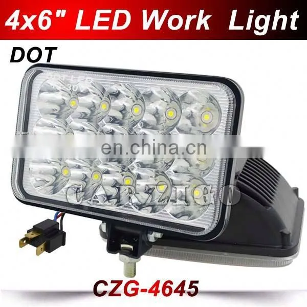 DOT CZG-4645 Long Warranty 6X4inch 45w LED Head Lamp From Carzigo Factory photo-2