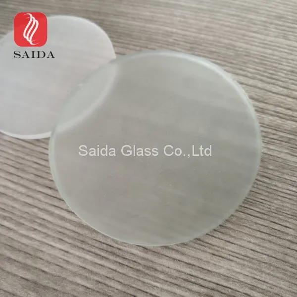 8-15mm Tempered Stepped Glass for Led Indoor Lighting 24inch Diameter LED Flat Panel Light photo-4