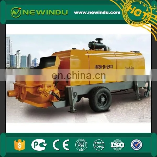 SANY 85 Cbm/h Mobile Diesel Cement Concrete Trailer Pump Machine HBT8018C-5S photo-2
