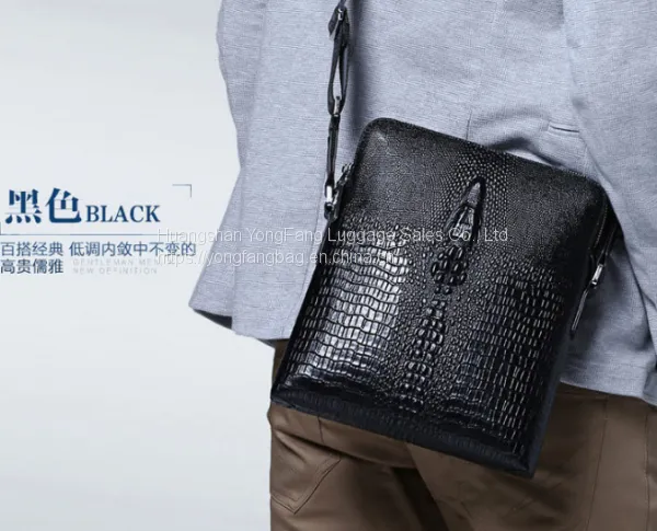 New Head Leather Men's Bag Leather Men's Small Bag photo-4