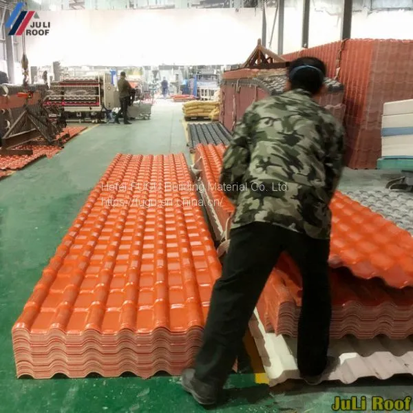 High Quality Colorful Technical Design ASA Synthetic Resin Terracotta Roof Tile photo-3