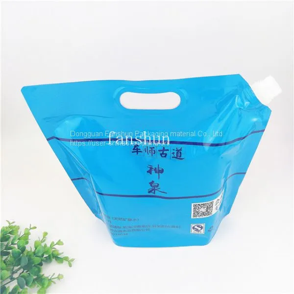 Produce 5L Passion Juice Strawberry Kiwi Juice Stand up Nozzle Liquid Bag/corrosion Resistant Sterile Bag