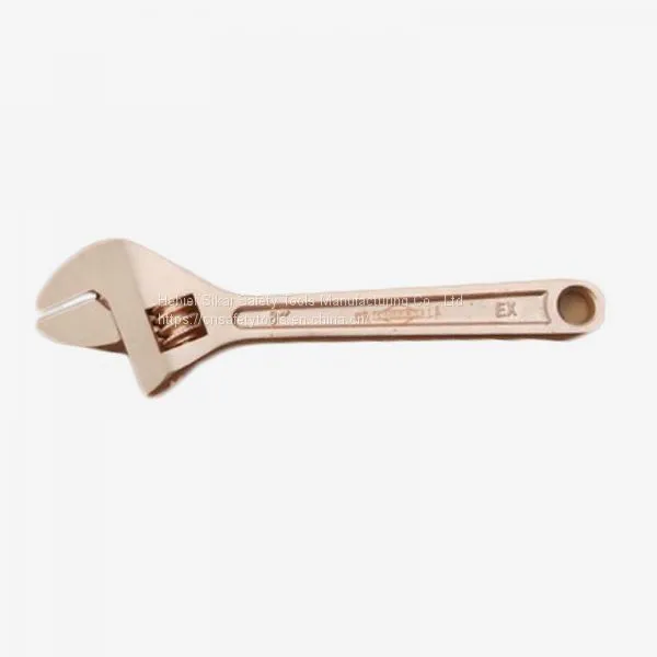 Anti-explosion Be-cu Wrench Adjustable 200mm High Quality Safety Handle Tool photo-2