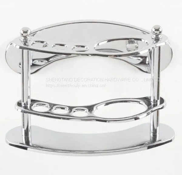 Multi - functional bathroom accessories Wash gargle cup holder stainless steel toothbrush holder chrome plated simple practical object holder