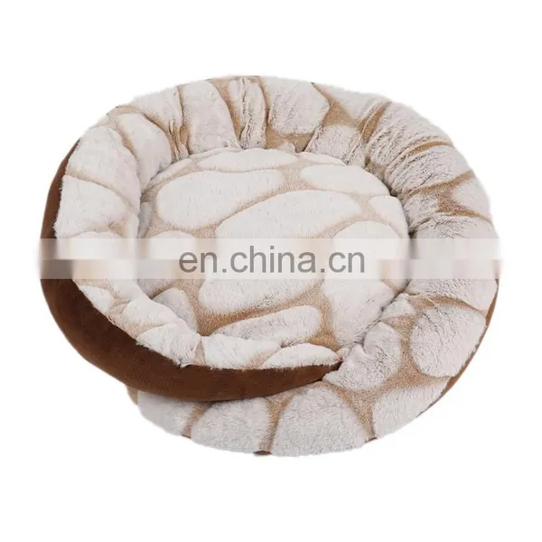 Hot Selling Luxury Ultra Soft Fur Remover Fluffy Plush Warming Washable Pet Bed With Lid photo-2