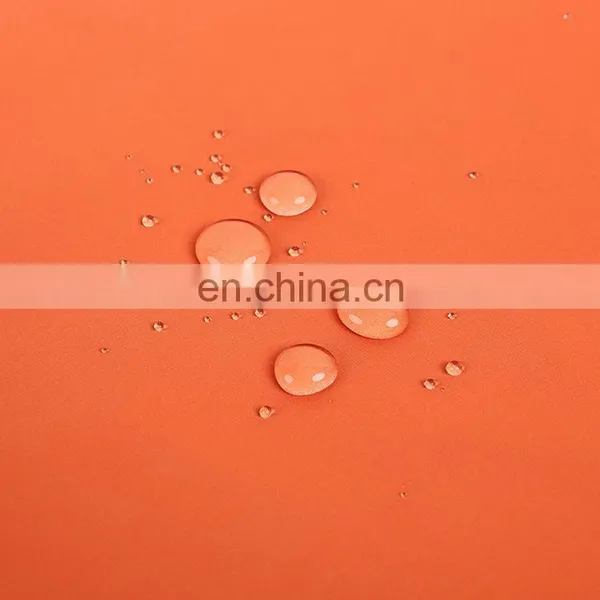 300T Pongee TPU Coated Waterproof Breathable Raincoat Fabric photo-3