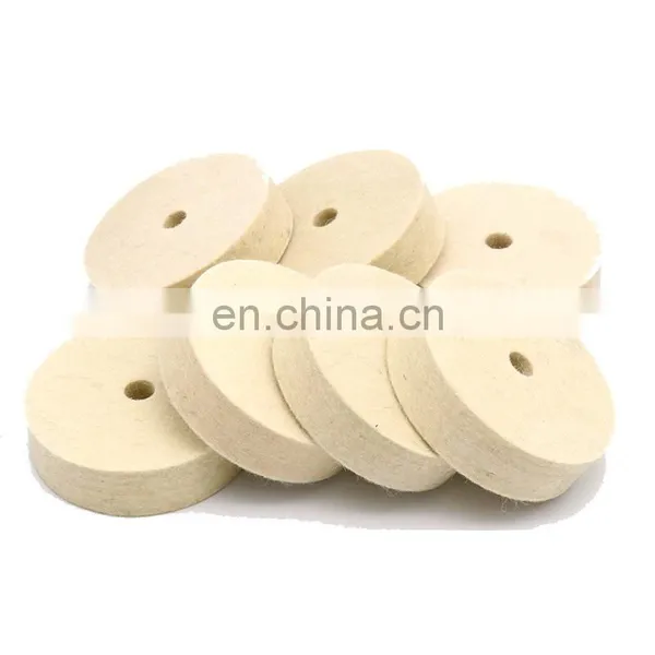 100% Wool Super Quality Polishing Stainless Steel Wool Felt Polishing Wheel photo-4