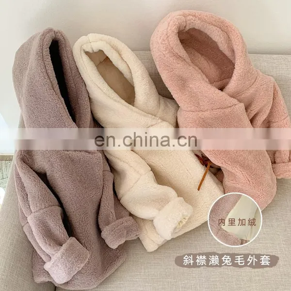 3352/Newest Winter Warm Cony Hair Thicken Jacket With Fleece High Quality Wholesale Kids Coats photo-2