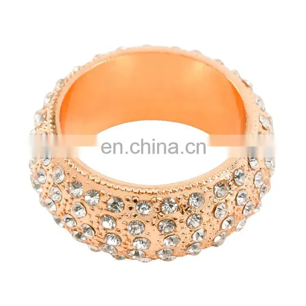 Cheap Bulk Napkin Ring Holders Sliver and Gold Diamond Napkin Rings for Weddings photo-6