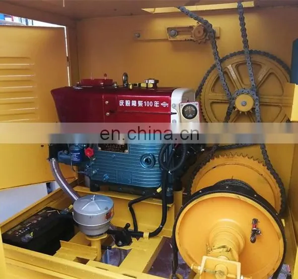 500L Four Wheeled Diesel Self Loading Concrete Mixer Machine Portable With Lift Price photo-7