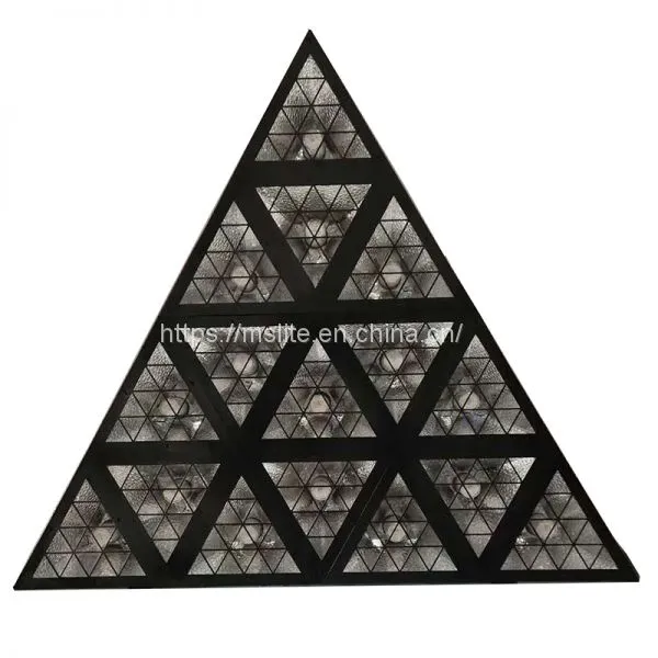 Triangle Matrix Lamp DMX512 LED Stage Effect Lights Night Club DJ Party Event Disco Equipment photo-4