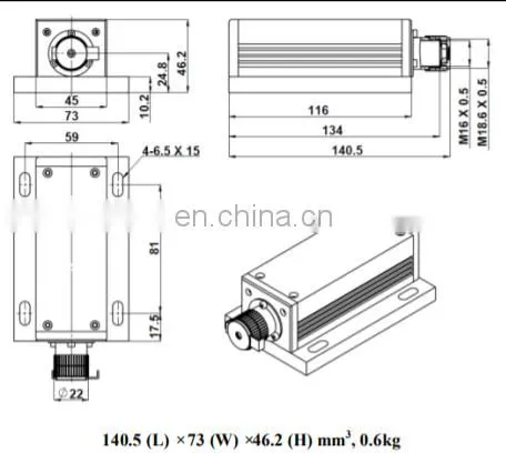 30mW 593.5nm DPSS Low Noise Orange Laser photo-2