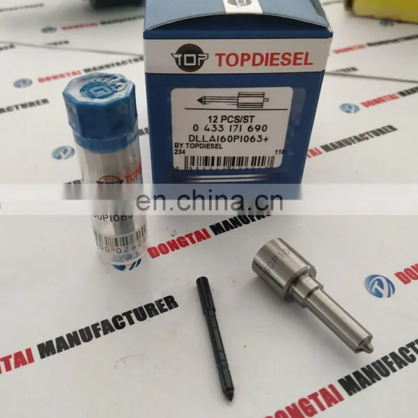TOPDIESEL Common Rail Injector Nozzle DLLA160P1063+ 0433171690 for Injector 0445110122 photo-3
