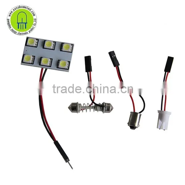 6smd 15smd 24smd 36smd 48smdRooflight LED Bulb Lamp for Car Interior With Ba9s Connector 5050 SMD photo-5
