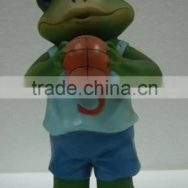 Lifelike Resin Frog Doctor Resin Color Painting Figurine Statue photo-3
