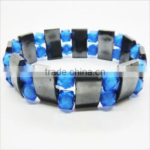 01B5002-2/new Products for 2013/hematite Spacer Bracelet Jewelry/hematite Bangle/magnetic Hematite Health Bracelets