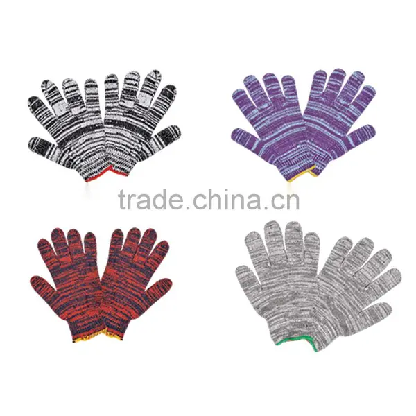 25cm Colored Cotton Yarn for Knitted Driver Working Gloves LG069 photo-2