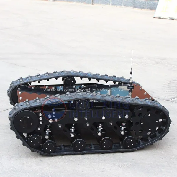 All Terrain Tracked Robot Chassis Robot Platform Tank Chassis Explosion Proof Material photo-3
