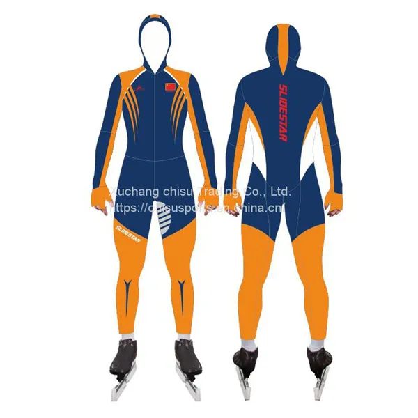 2022 Sell Well High Quality Wholesale Breathable Junior Custom Short Track Ice Speed Short Track Suit Skating