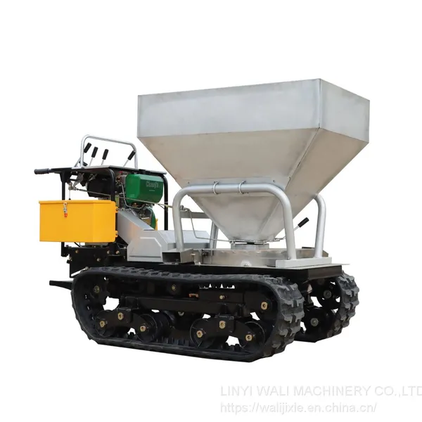 Mini Crawler Type Fertilizer Spreader With Diesel Engine photo-2