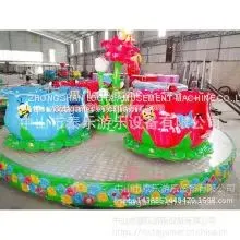 Zhongshan Tai Le Play Children Indoor and Outdoor Waterproof Glass Steel Guangdong Machinery Class Play Equipment Children's Coffee Cup Rotary Cup Rose Rotary Cup photo-3