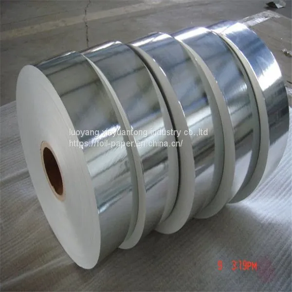 Factory Cigarette Inner Liner Packing Silver Aluminum Foil Paper for Cigarette Packing
