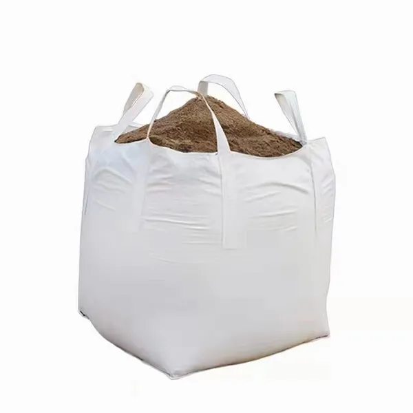 Baffled Type B FIBC Woven 1000kg Moistureproof Super Sacks 1 Ton Bag 1 Cubic Meter Bulk Bag for Metals and Minerals Bulk Bag photo-5