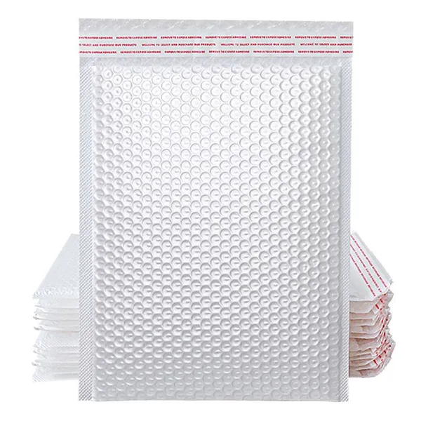 OEM Stock Polyethylene Bubble Mailer Strong Adhesive Air Bag Packaging Mailing Ripstop Custom Logo Shipping Bubble Mail Bag photo-4